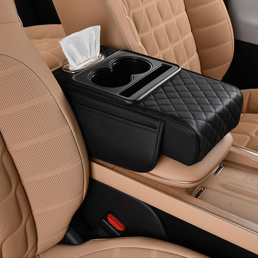 Ergonomic Car Armrest Cushion – Ultimate Comfort & Extra Storage Organizer