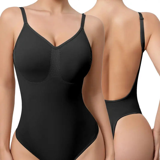 Slay In Every Backless Dress: Ultimate Tummy Control Shapewear Bodysuit