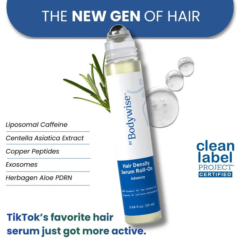 Hair Density Roll-On Serum - Advanced Scalp Actives For Fuller-Looking Hair