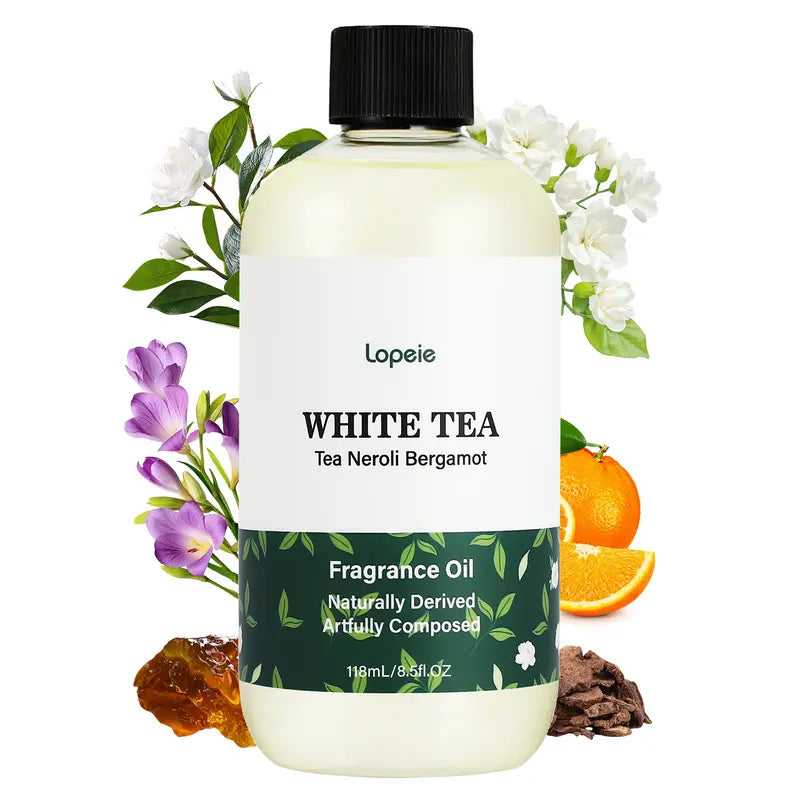 Hotel-Inspired Diffuser Oil - White Tea Aroma For A Luxury Home Atmosphere