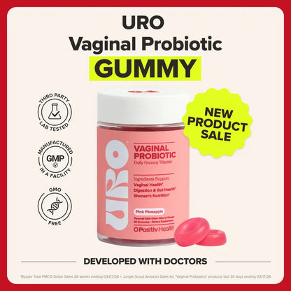 Vaginal Probiotic Gummies - Prebiotic + Probiotic Support For Daily pH Balance