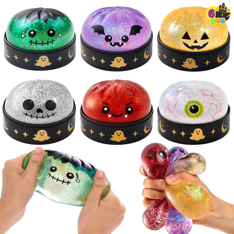 Halloween Squishy Dumpling Toy - Slow Rebound Fun For Stress Relief & Smiles