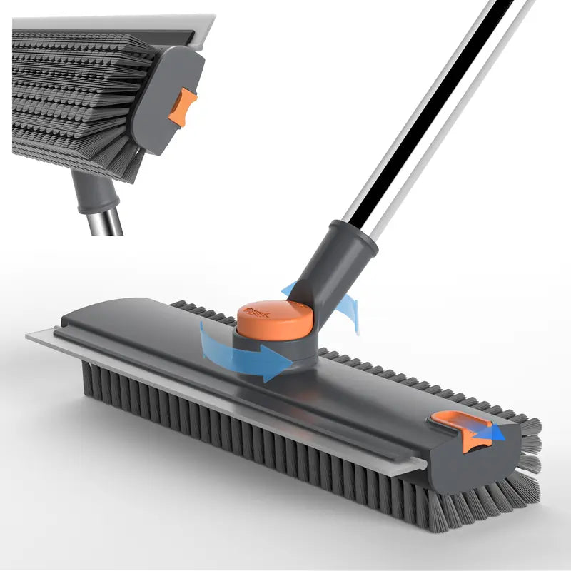 3-In-1 Rotating Floor Scrubber – Brush, Scrub & Squeegee For Effortless Cleaning