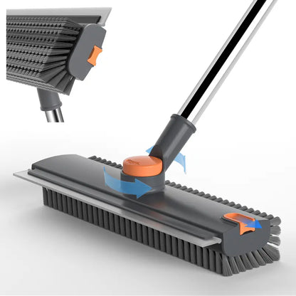 3-In-1 Rotating Floor Scrubber – Brush, Scrub & Squeegee For Effortless Cleaning
