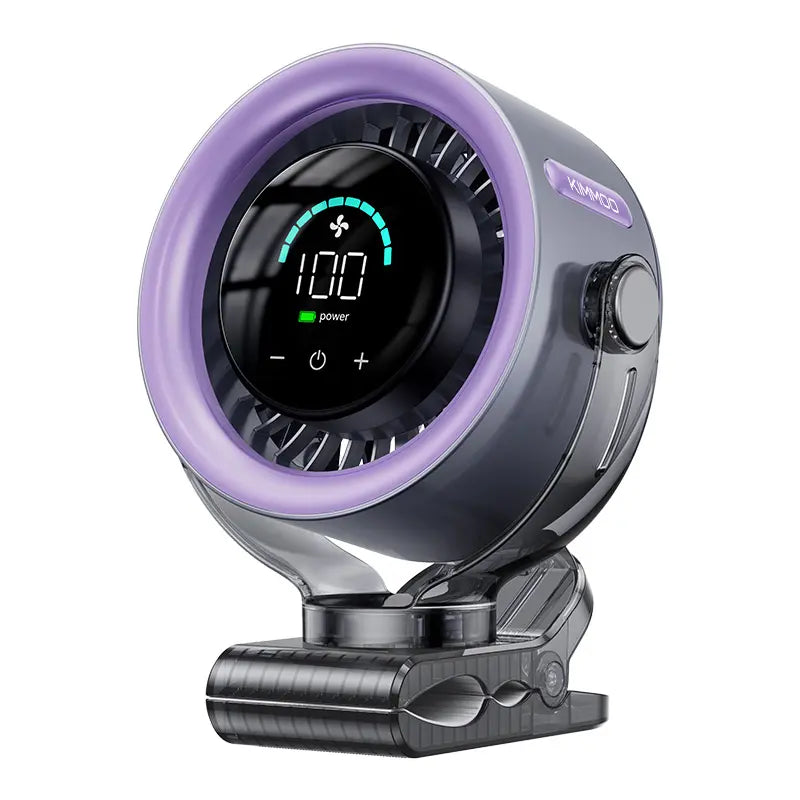 Portable Clip Fan - Turbo Airflow For Instant Personal Cooling