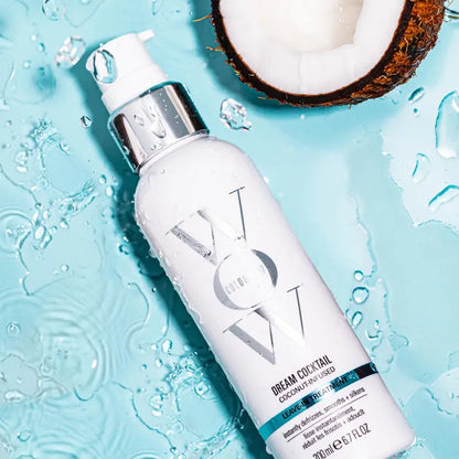 Blow-Dry Hair Treatment - Heat-Activated Coconut Infusion For Frizz-Free Shine & Salon-Smooth Finish