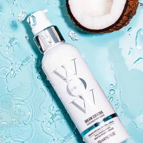 Blow-Dry Hair Treatment - Heat-Activated Coconut Infusion For Frizz-Free Shine & Salon-Smooth Finish