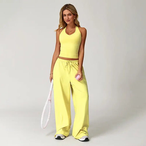 Polyester-Silk Fitted Summervibe Sweatsuit