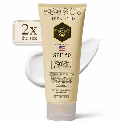 Mineral Sunscreen SPF 50 - Tallow & Zinc For Everyday Sun Protection