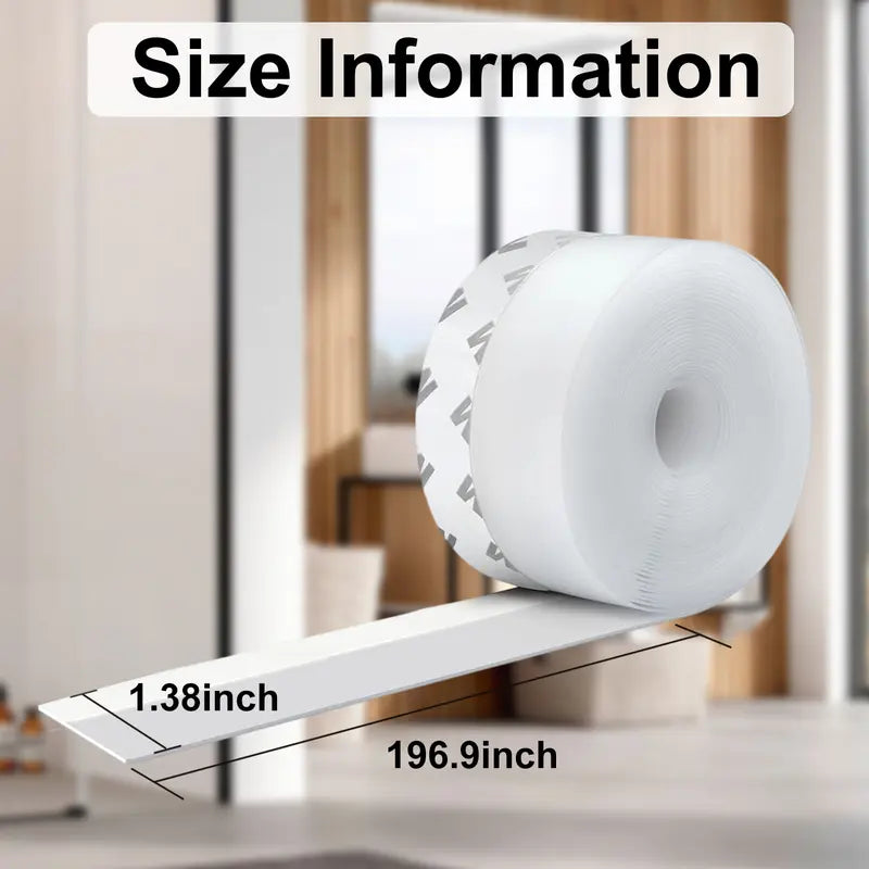 Door Weather Stripping Seal - Self-Adhesive Insulation Strip For Draft-Free Home Comfort