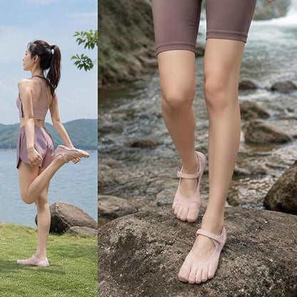 Five-Toe Yoga Shoes - Soft Non-Slip Sole for Natural Movement