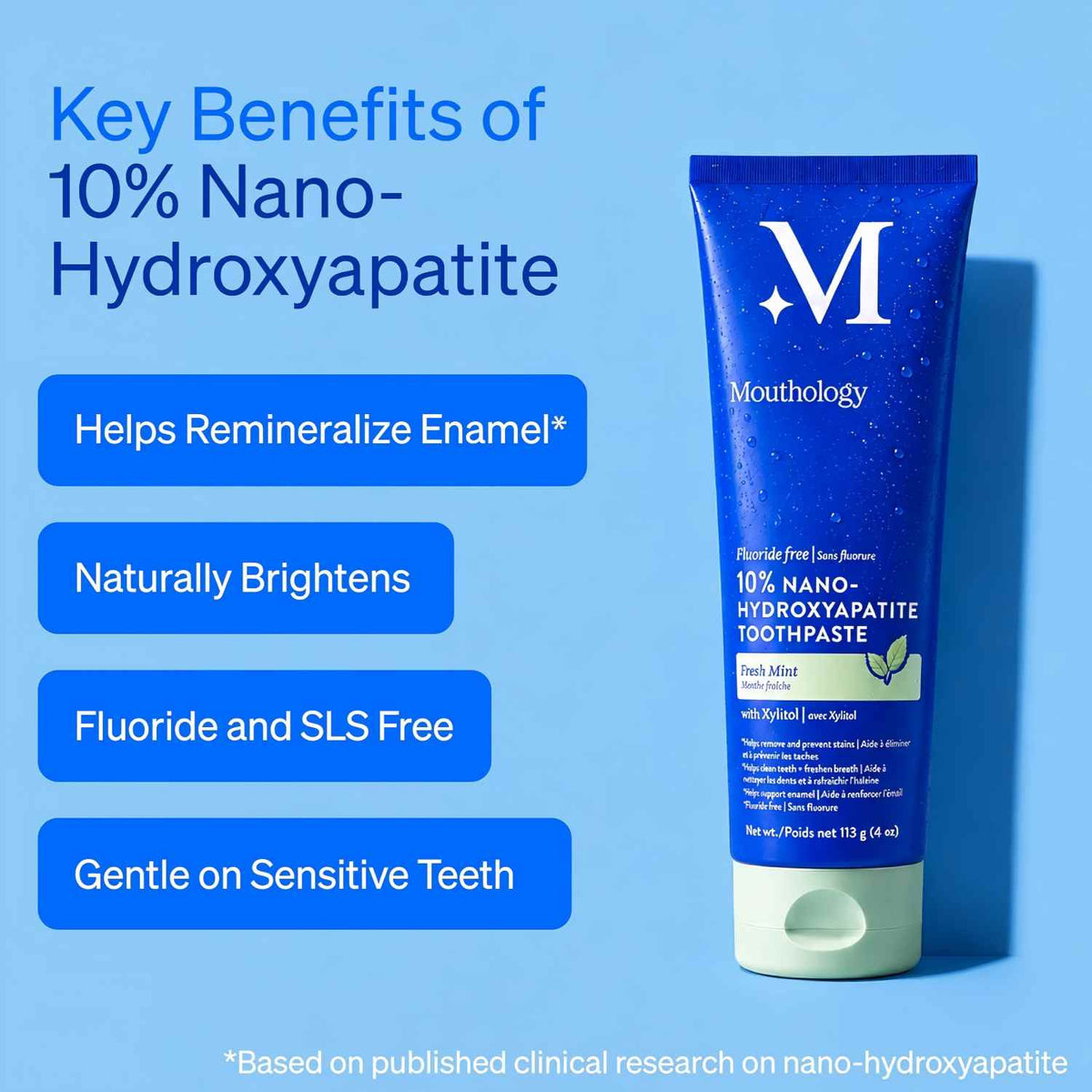 Nano-Hydroxyapatite Toothpaste – 10% nHA Formula For Everyday Enamel Care