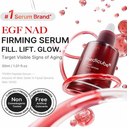 Firming Serum - NAD+ & EGF Formula For Plump Youthful-Looking Skin