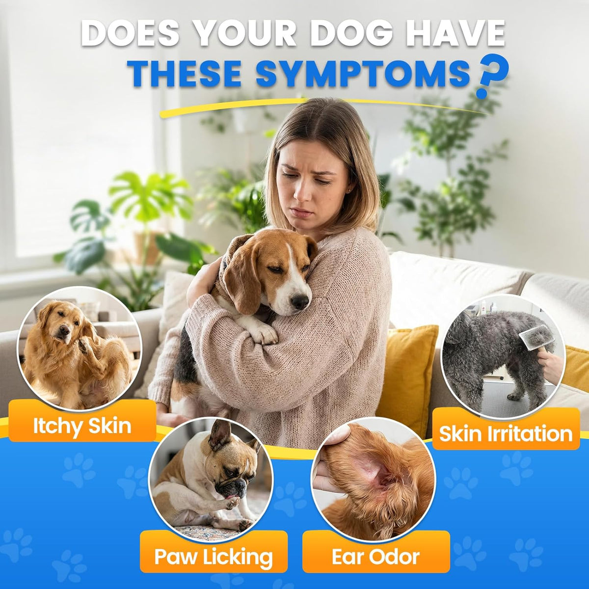 Dog Ear & Skin Support Drops - Natural Daily Formula For Itch & Comfort Care