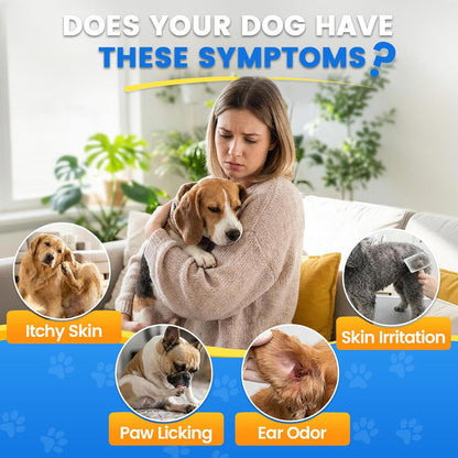 Dog Ear & Skin Support Drops - Natural Daily Formula For Itch & Comfort Care