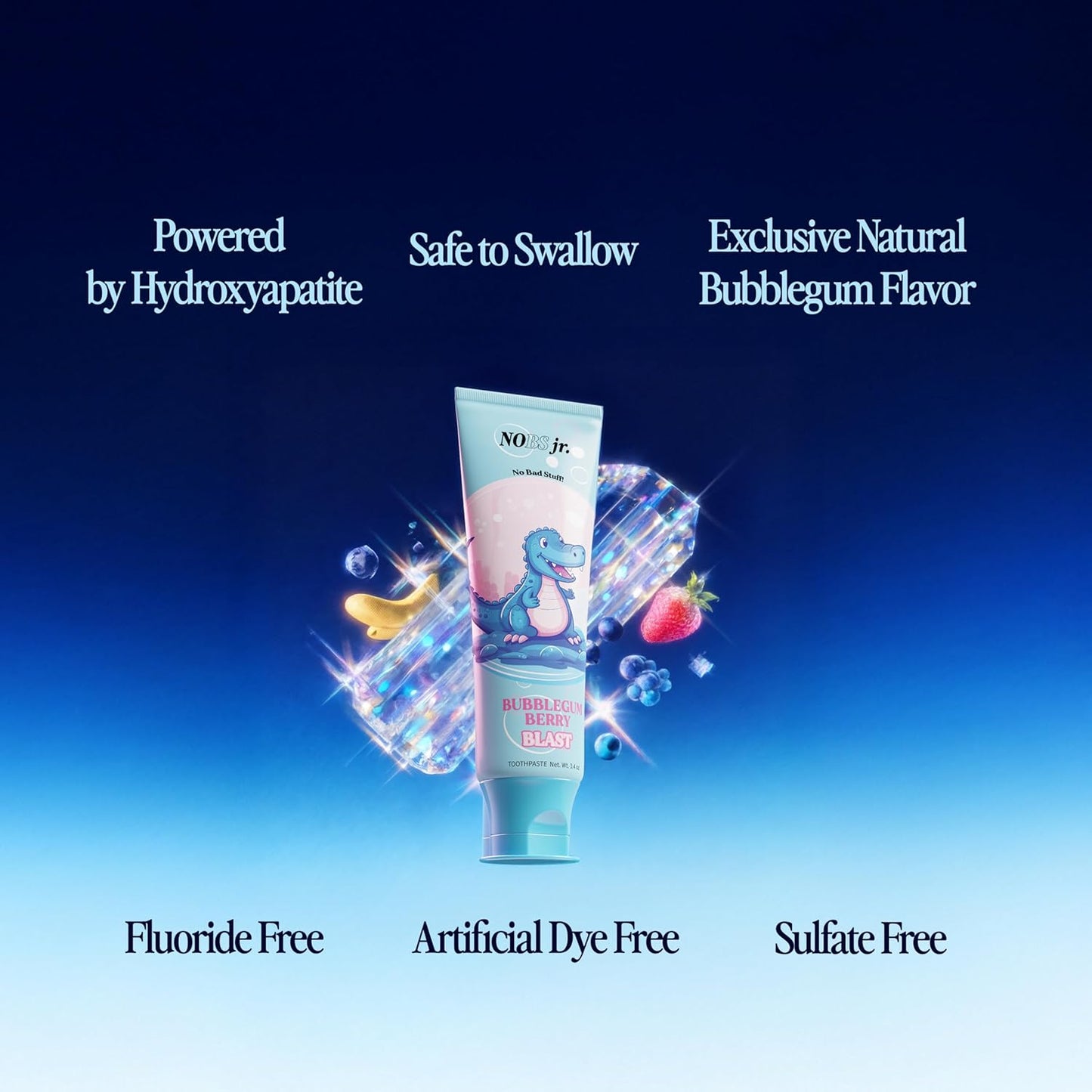 Kids Toothpaste - Nano Hydroxyapatite Formula For Stronger Enamel & Cavity Protection