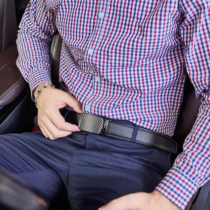 Men’s Ratchet Belt – Micro-Adjust Fit Without Traditional Belt Holes