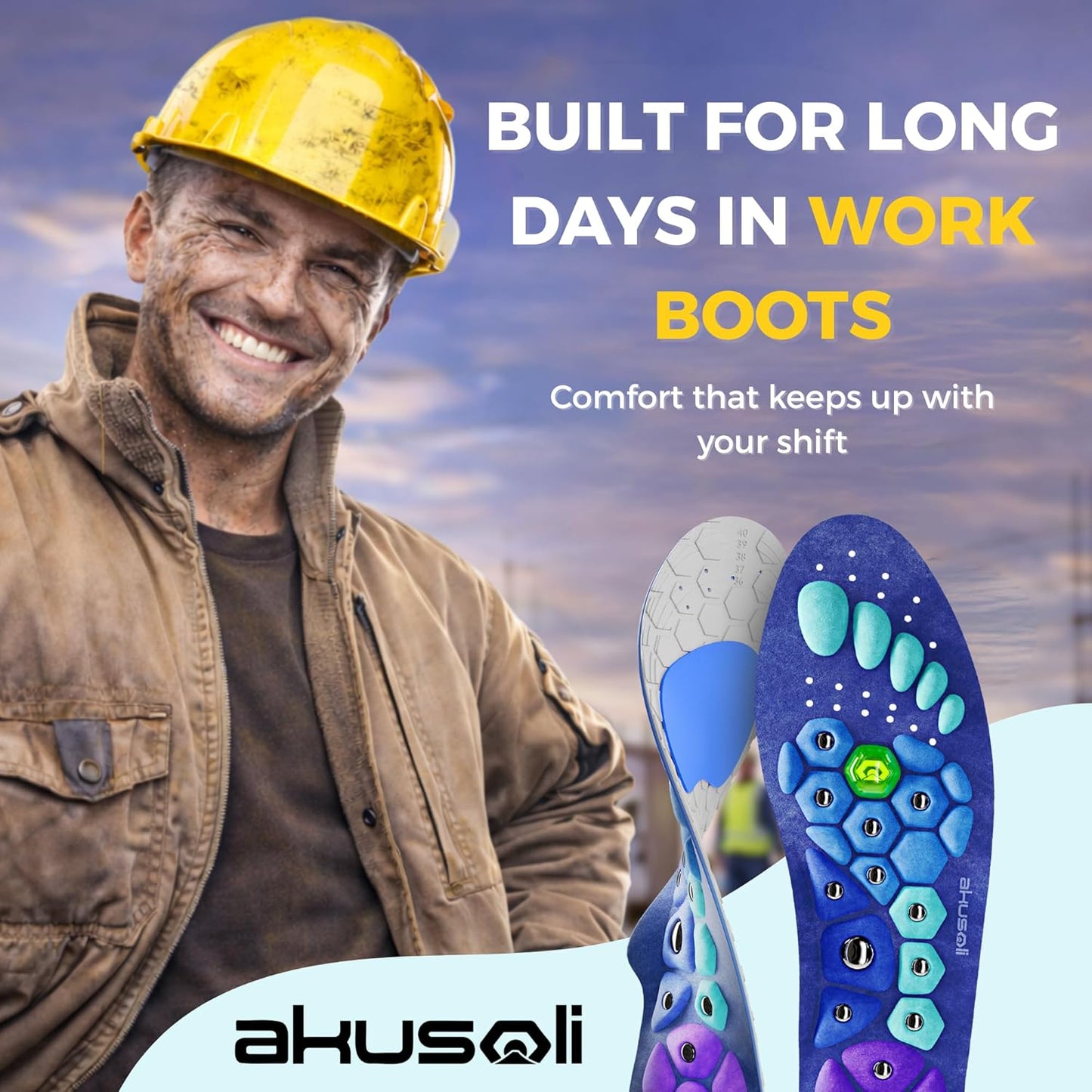 Premium Arch Support for Heavy-Duty Boots