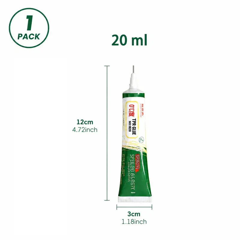 TPR Repair Glue - Flexible Clear Bond For Soft Rubber Repairs
