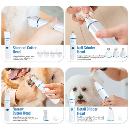 The Professional 2-in-1 Pet Hair Clipper & Nail Grinder Set