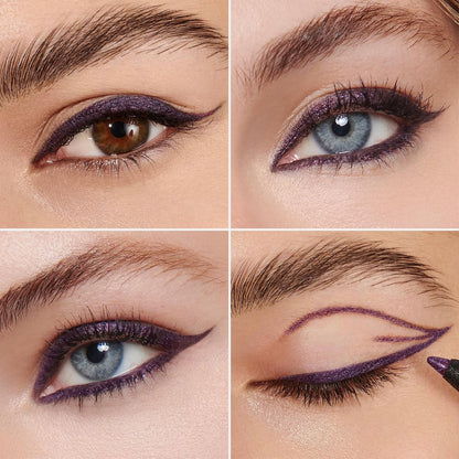 Waterproof Eyeliner Pencil - Creamy Glide Formula For 24HR Smudge-Proof Eyes