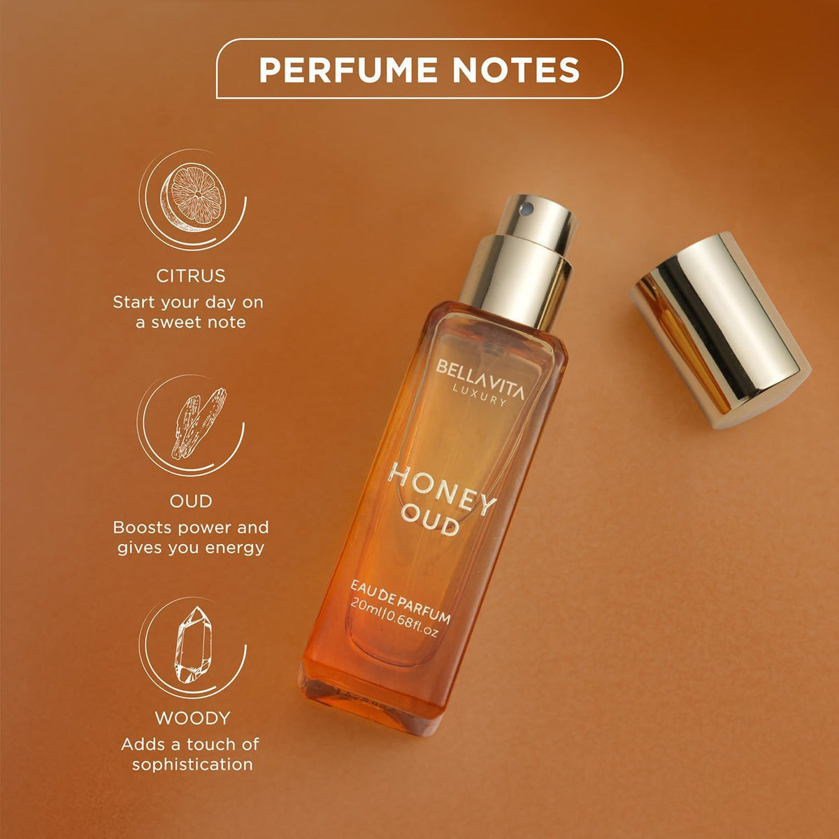 Honey Oud Eau de Parfum – Warm Gourmand-Woody Scent For Lasting Elegance