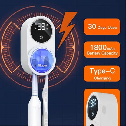 Toothbrush Cleaner - Smart Clean & Dry For Fresher Brushes