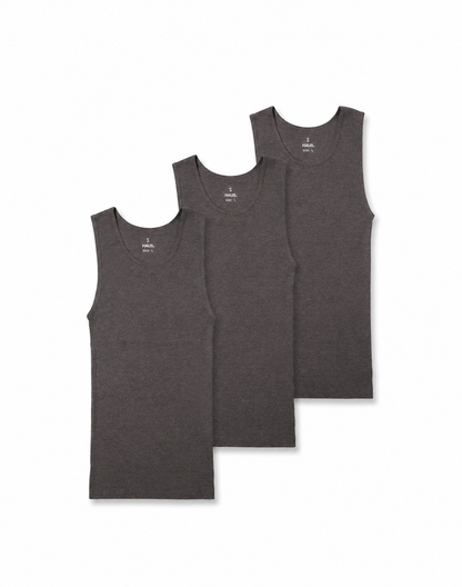 Premium Ultra-Soft Cotton Fitted Tank Top – Sculpt Your Ultimate Athletic Silhouette | 3 Pack