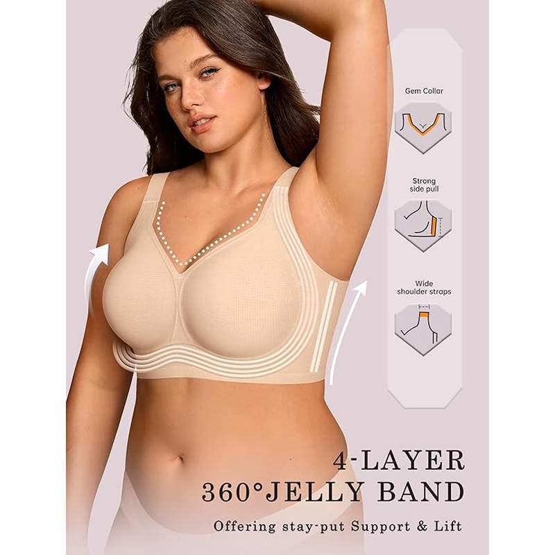 Main Headline: Barely-There Comfort. Gravity-Defying Support
