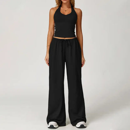 Polyester-Silk Fitted Summervibe Sweatsuit