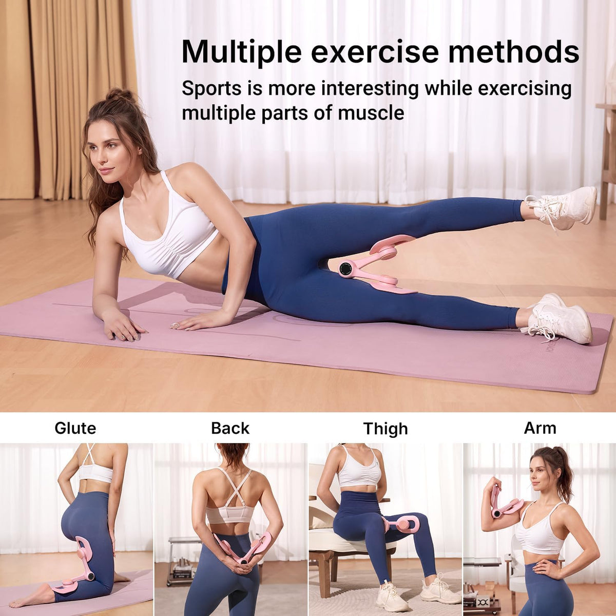 Thigh Trainer - Adjustable Resistance Workout For Toned Legs & Stronger Muscles