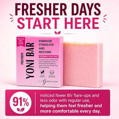 All-Natural Feminine Cleansing Bar for Daily pH Balance & Odor Control