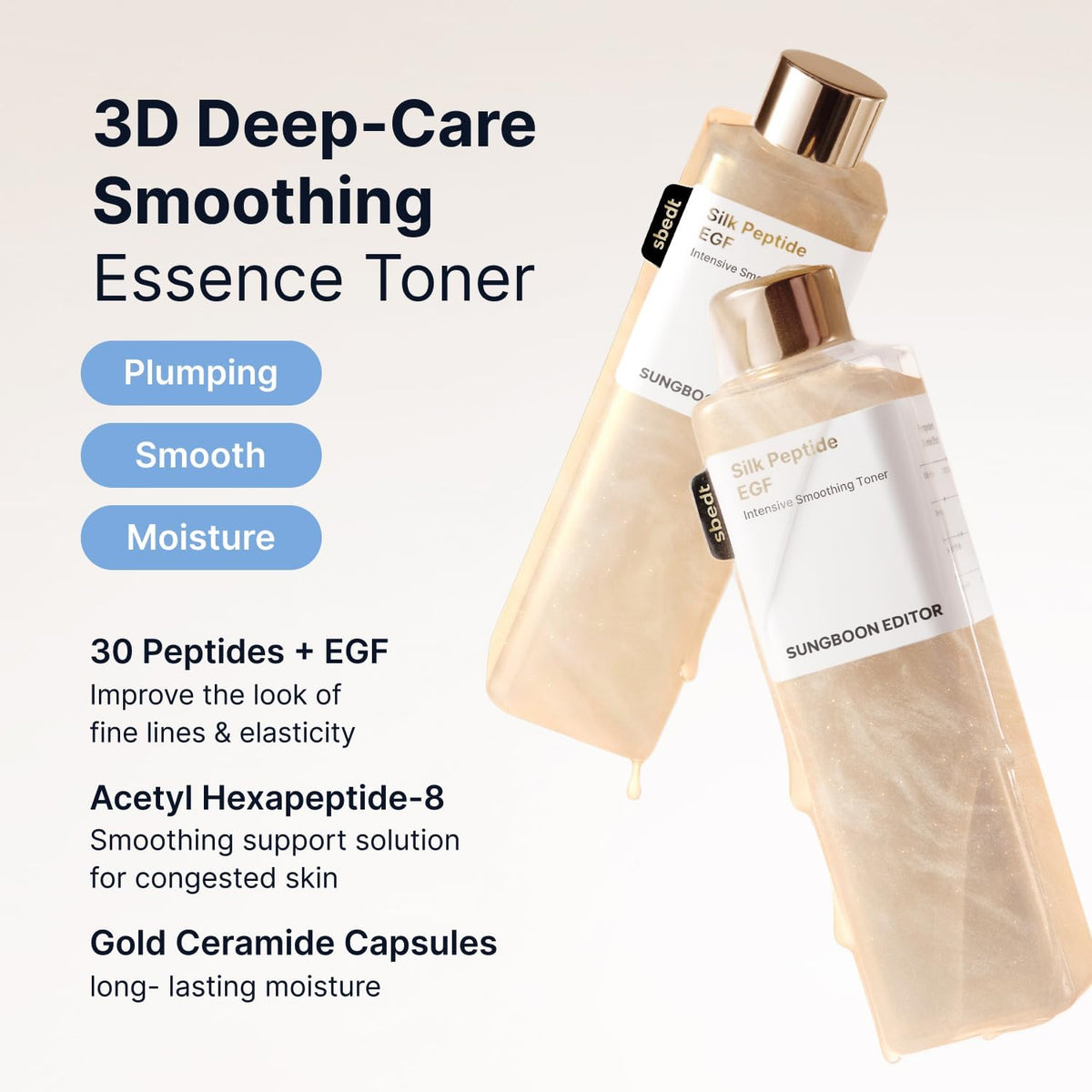 EGF Firming Toner - EGF & PDRN Complex For Smoother, Plumper-Looking Skin