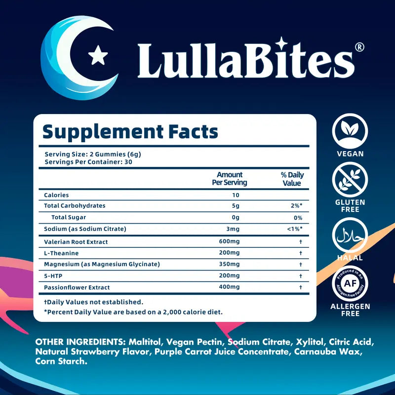Sleep Gummies - Melatonin-Free Relaxation Blend For Restful Nights