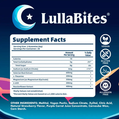 Sleep Gummies - Melatonin-Free Relaxation Blend For Restful Nights