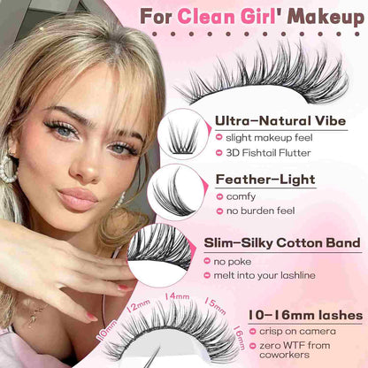 DIY Wispy Cluster Lashes Extension Kit