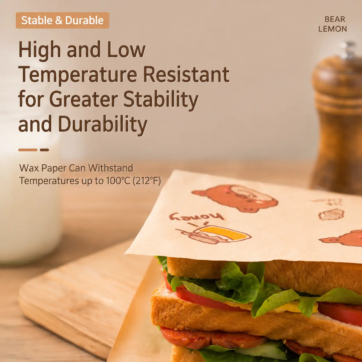 Paper Sandwich Bags - Greaseproof Design For Cleaner Food Packing