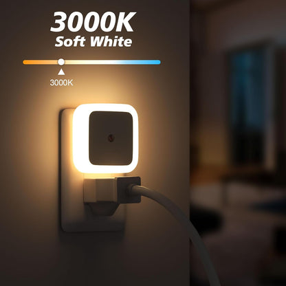 LED Night Light - Dusk-to-Dawn Sensor For Effortless Nighttime Lighting