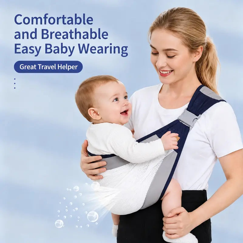 Baby Carrying Sling - Breathable Adjustable Support For Easier Carrying