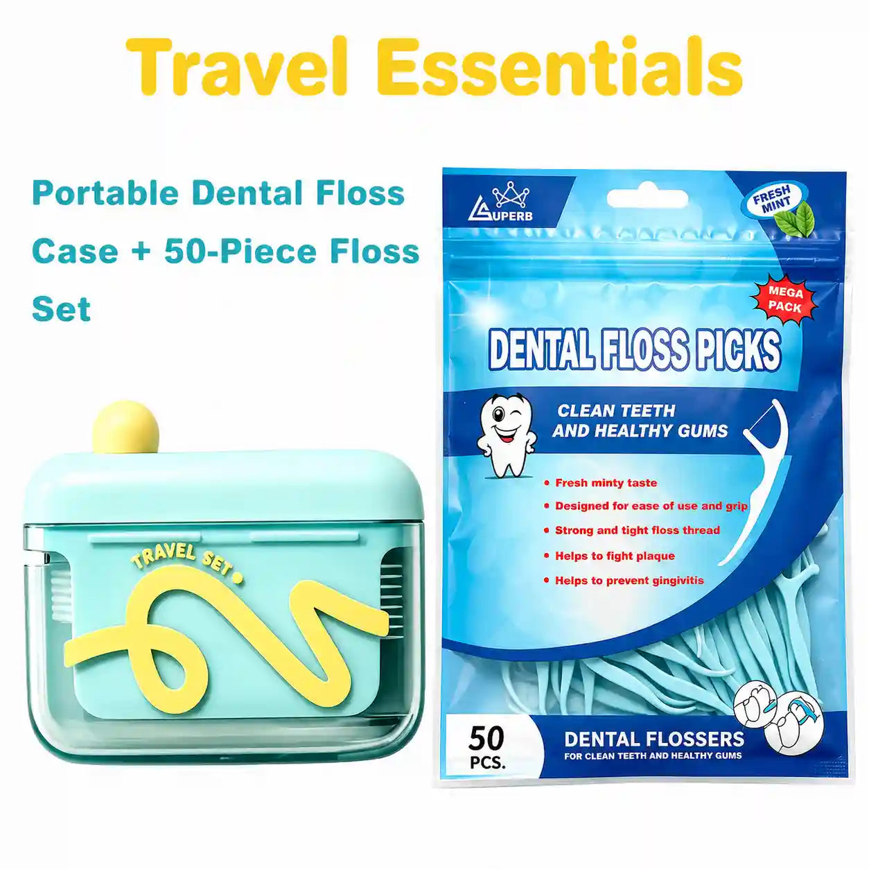 Automatic Pop-Up Floss Dispenser – Clean Teeth Anywhere