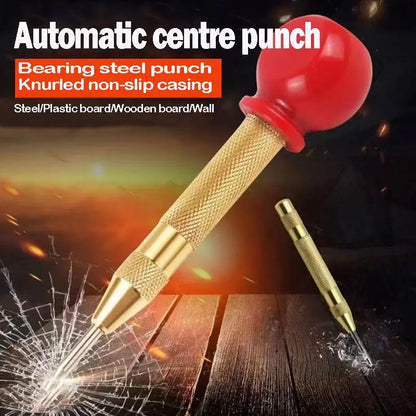 Automatic Center Punch – One-Press Marking For Precise Drilling