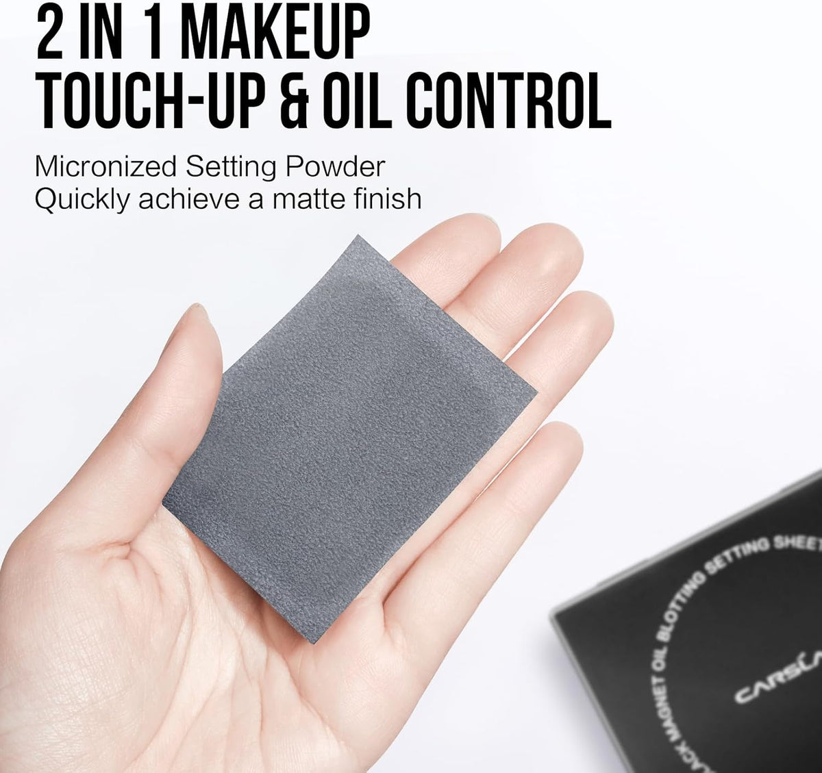 2-in-1 Oil Blotting Setting Sheets - Blot & Set For A Fresh Matte Look