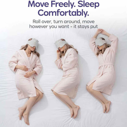 Weighted Sleep Eye Mask - Strapless 360° Comfort For Deeper Rest