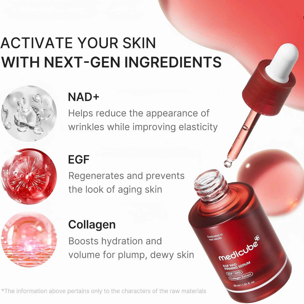 Firming Serum - NAD+ & EGF Formula For Plump Youthful-Looking Skin
