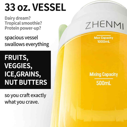 Portable Blender - 12-Blade Cordless Power For Smoothies Anywhere