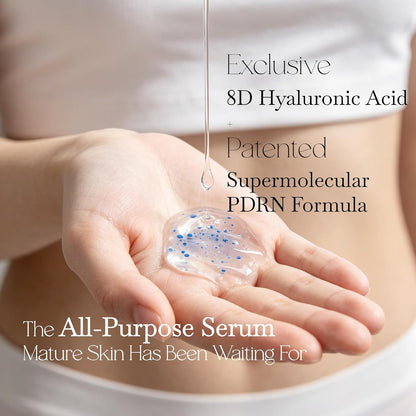Plumping Serum - 8D Hyaluronic Acid + PDRN Blue Beads For Deep Hydration & Glass Skin Glow