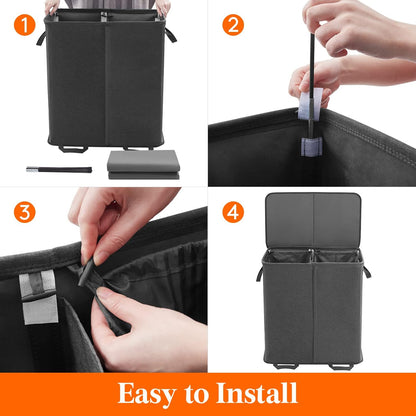 Sort More Laundry. Hide More Clutter