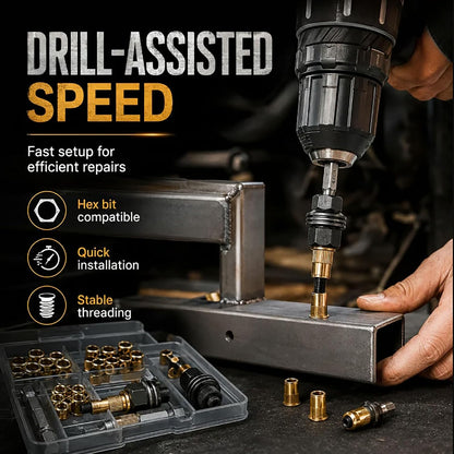 Rivet Nut Tool Kit - Create Strong Threads Without Welding