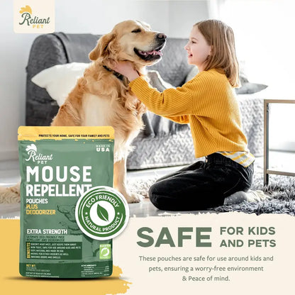 Natural Peppermint Mouse Repellent Pouches & Air Deodorizer