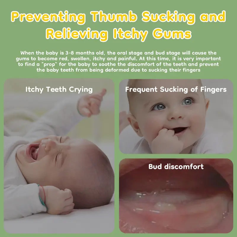 The Teether That Stays On Baby's Hand--A Wearable Silicone Teething Mitten That Soothes Sore Gums While Helping Babies Learn To Grip & Explore